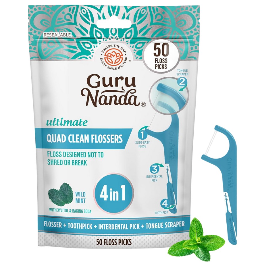 4in1 Quad Clean Flossers (50 CT)