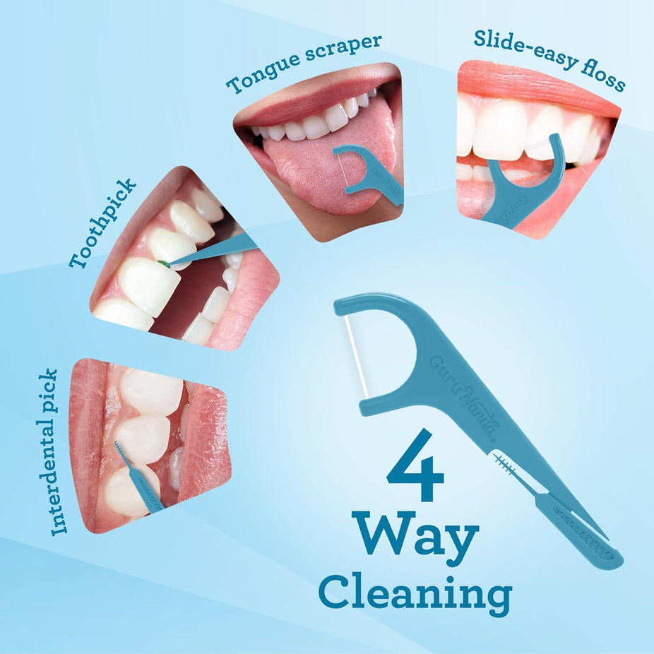 4in1 Quad Clean Flossers (50 CT)