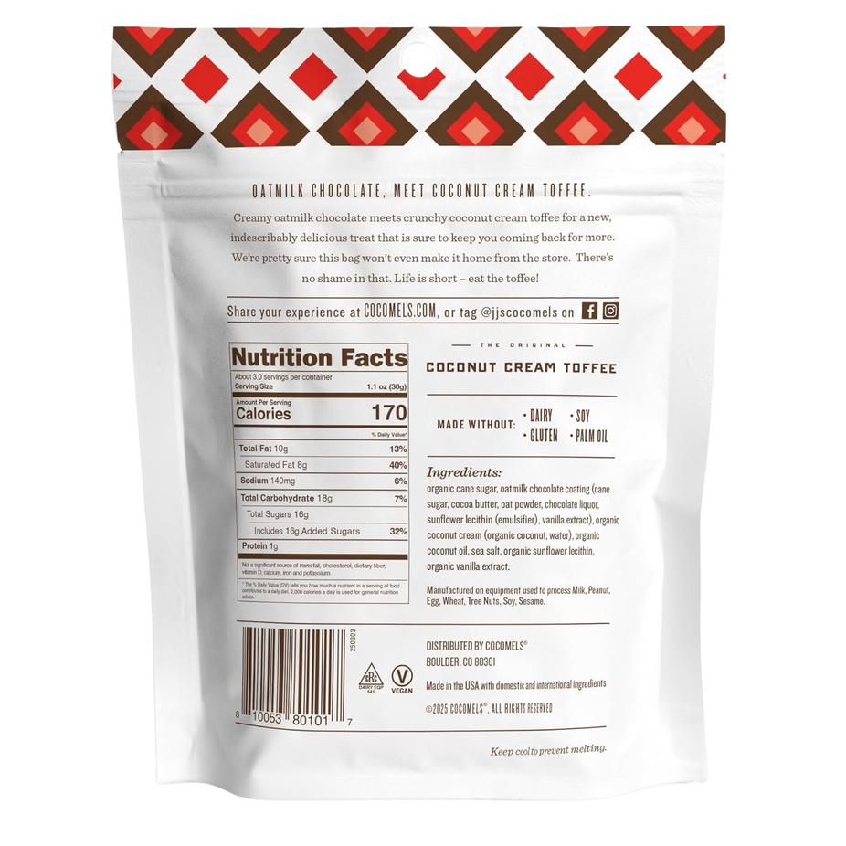 Toffee Bark Oatmilk Chocolate