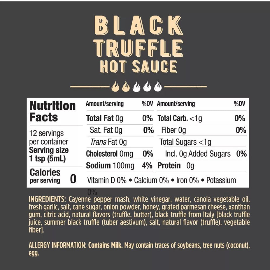 Black Truffle Hot Sauce