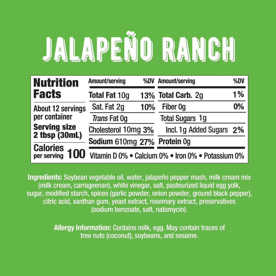 Jalapeño Ranch Sauce