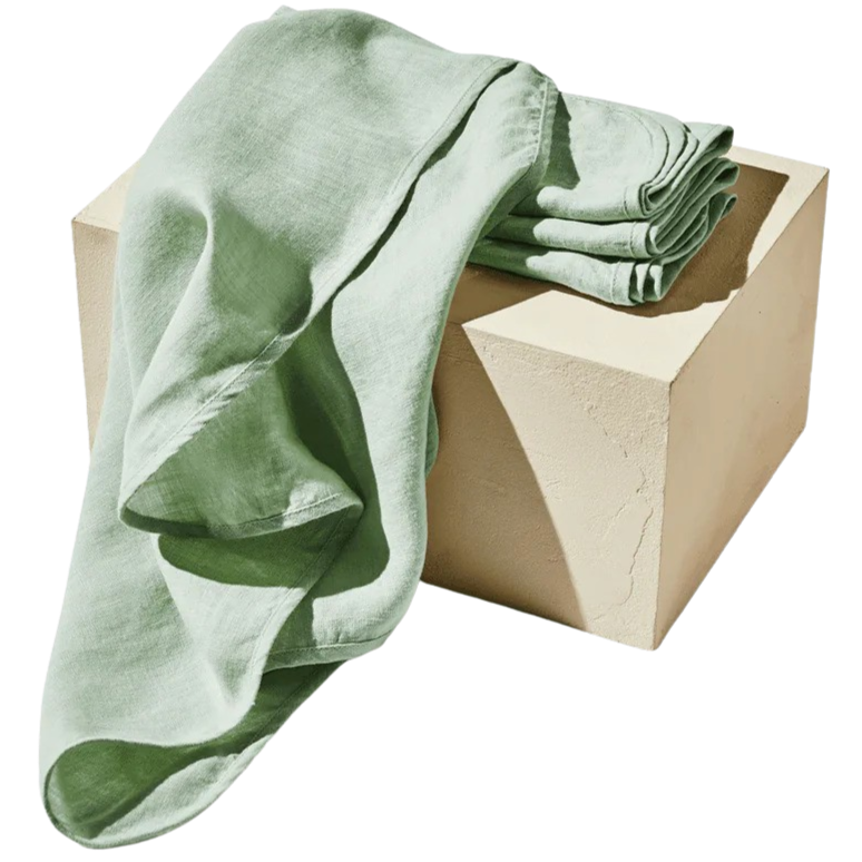 Linen Napkins - Set of 4 - Jade