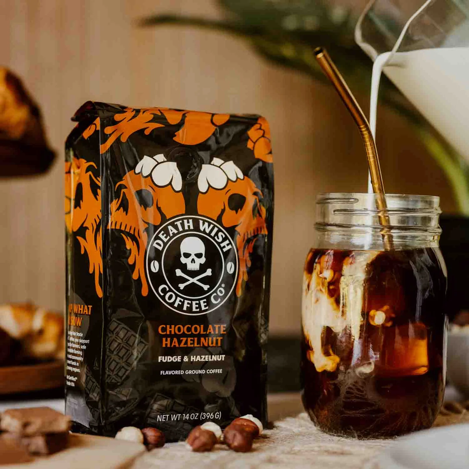 Chocolate Hazelnut flavored Ground Coffee