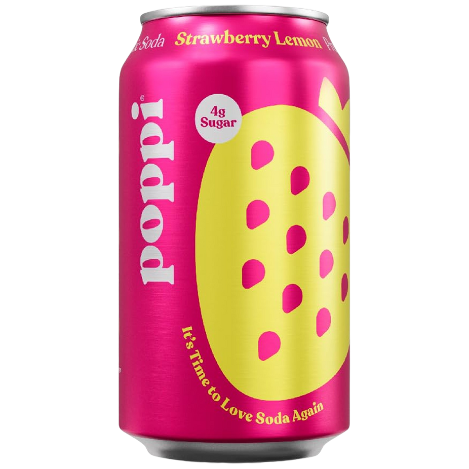 Strawberry Lemon Prebiotic Soda (12 Pack)