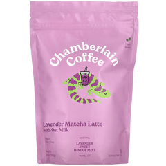 Lavender Matcha Latte with Oatmilk