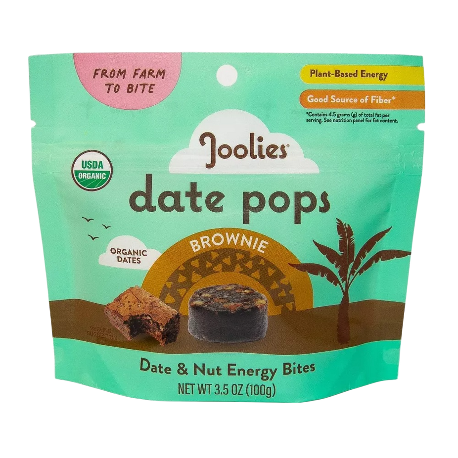Organic Brownie Date Pops