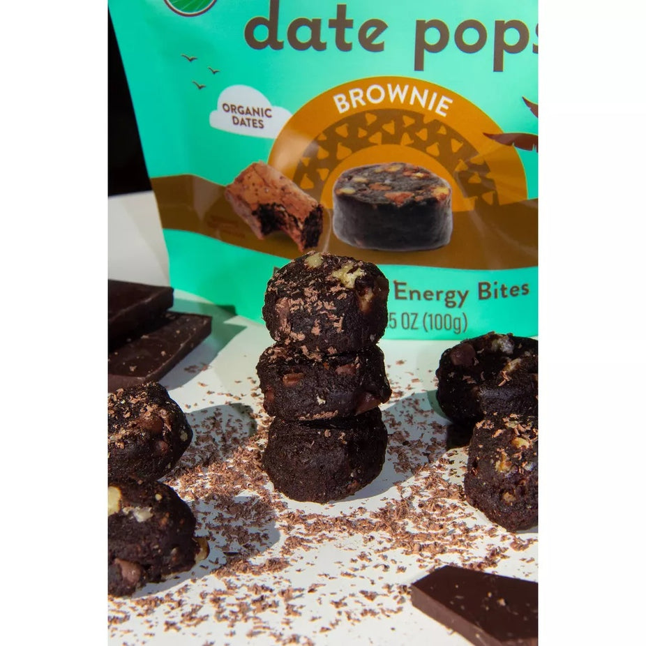 Organic Brownie Date Pops