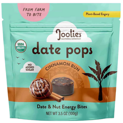 Organic Cinnamon Bun Date Pops