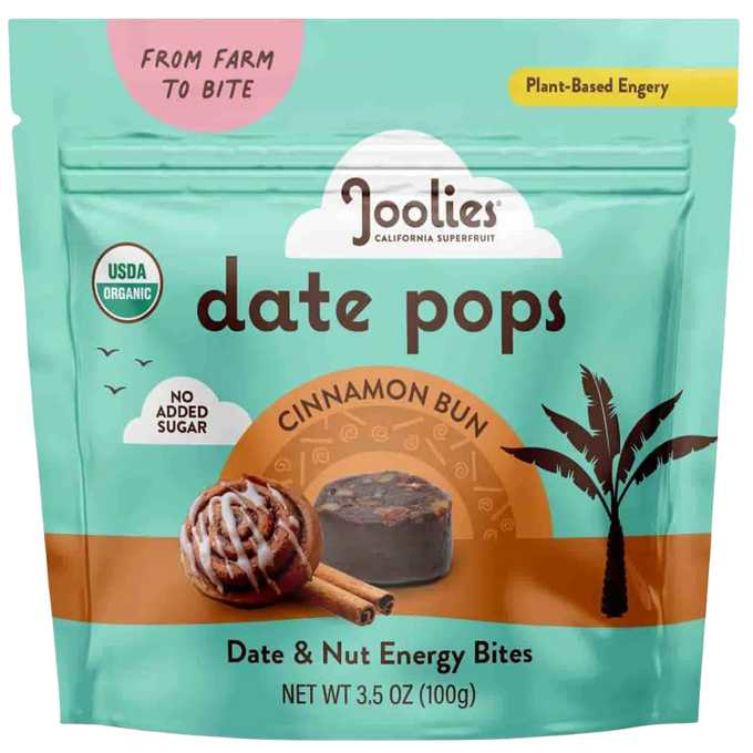 Organic Cinnamon Bun Date Pops