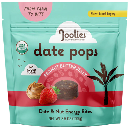 Organic Peanut Butter Jelly Date Pops