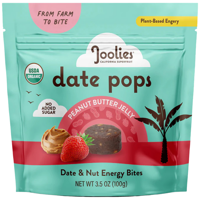 Organic Peanut Butter Jelly Date Pops