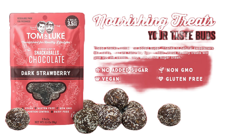 Dark Strawberry Chocolate Snackaballs