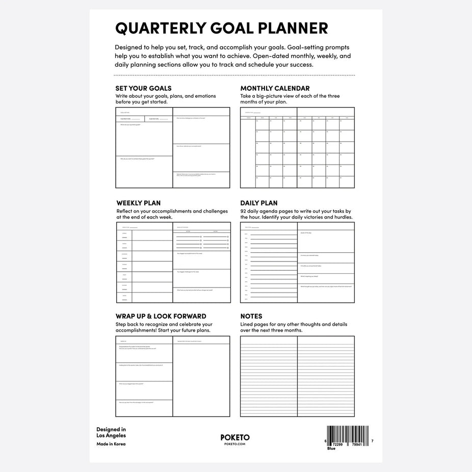 Quarterly Planner - Lime