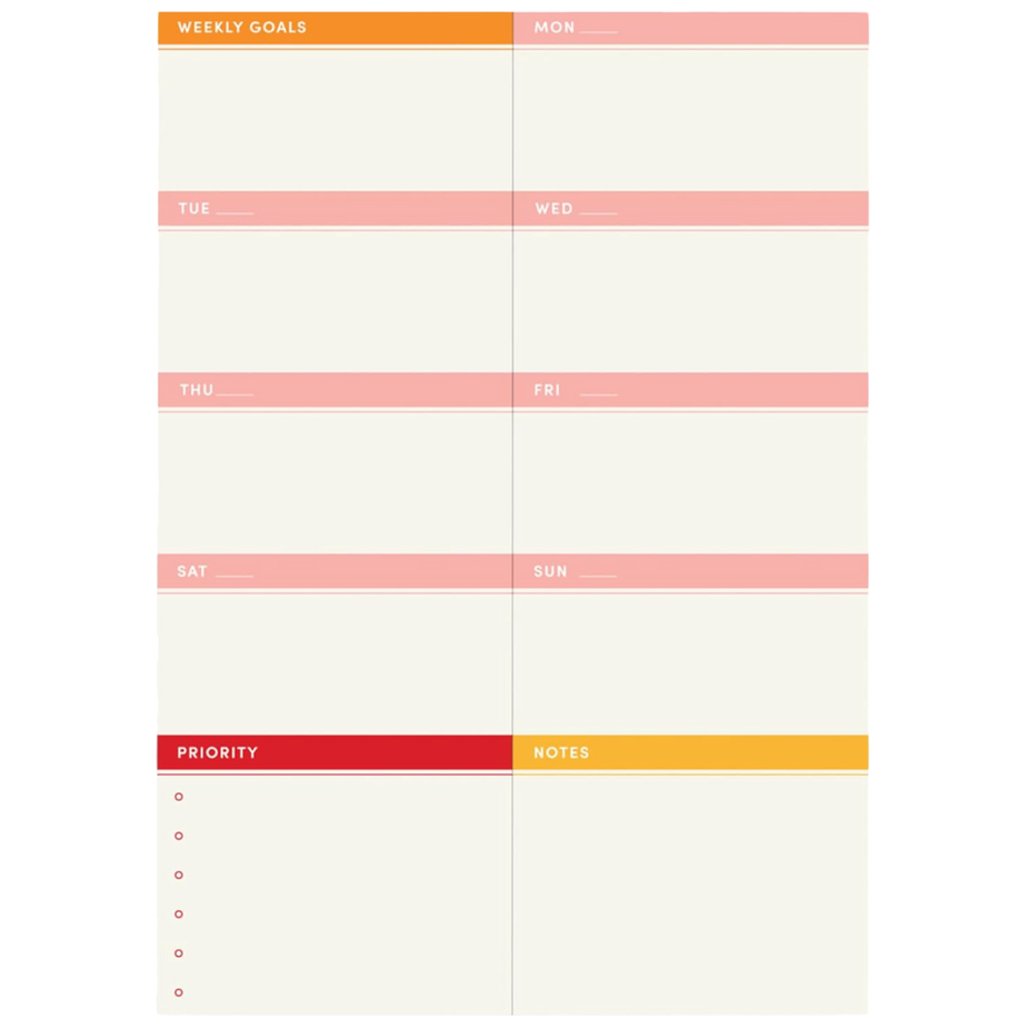Essential Weekly Desk Pad