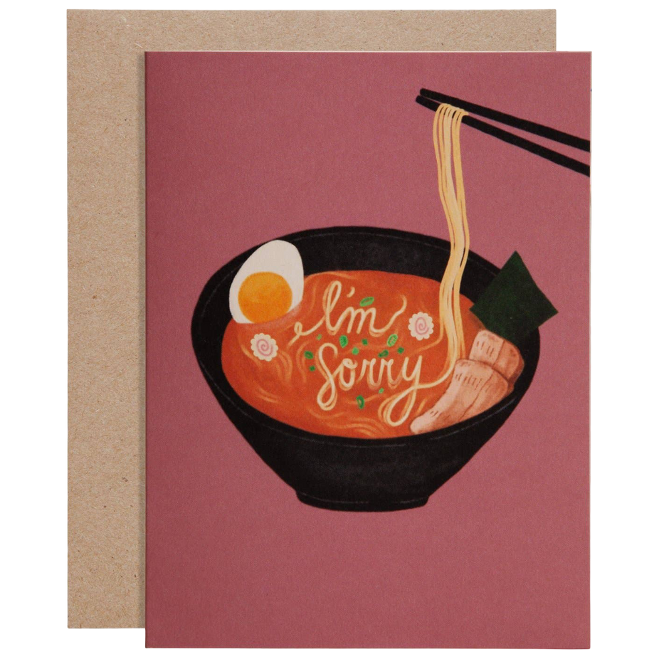 I'm Sorry Ramen Card
