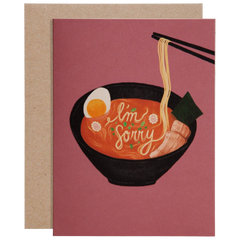 I'm Sorry Ramen Card