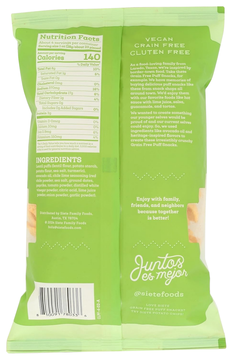 Chili Lime Puffs