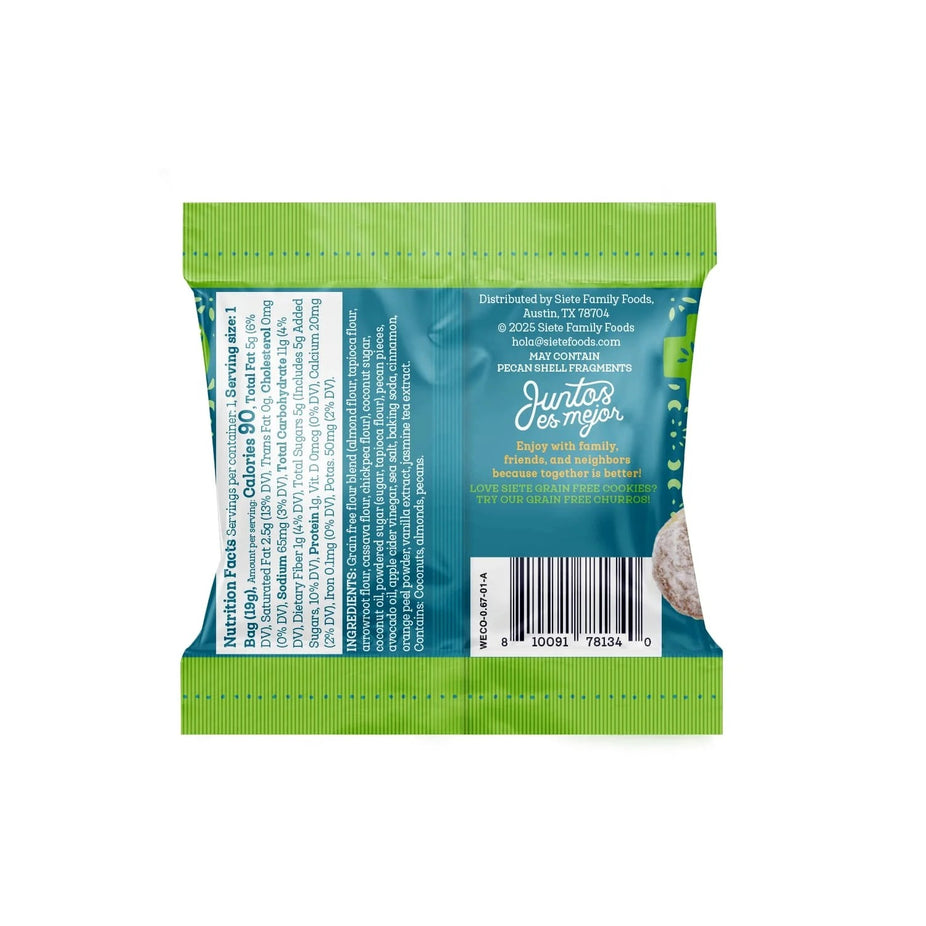 Mexican Wedding Grain Free Cookies (8 CT)