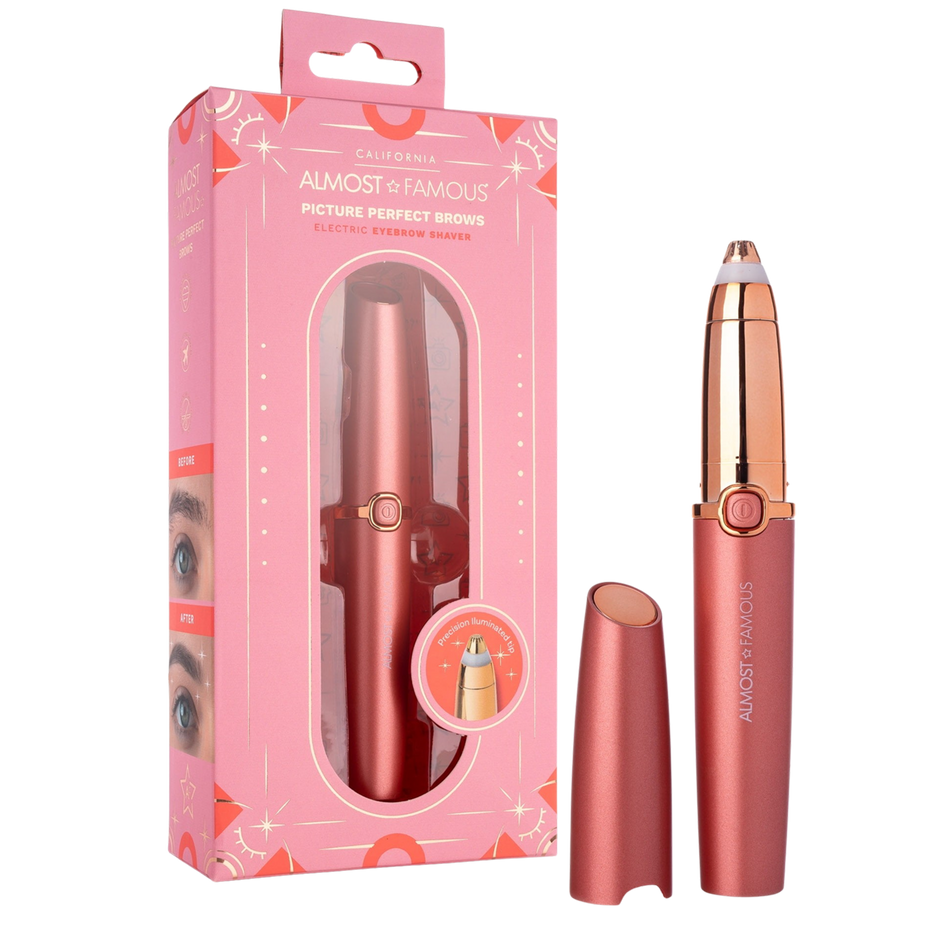 Perfect Brows Eyebrow Trimmer With Precision Led Tip - Coral