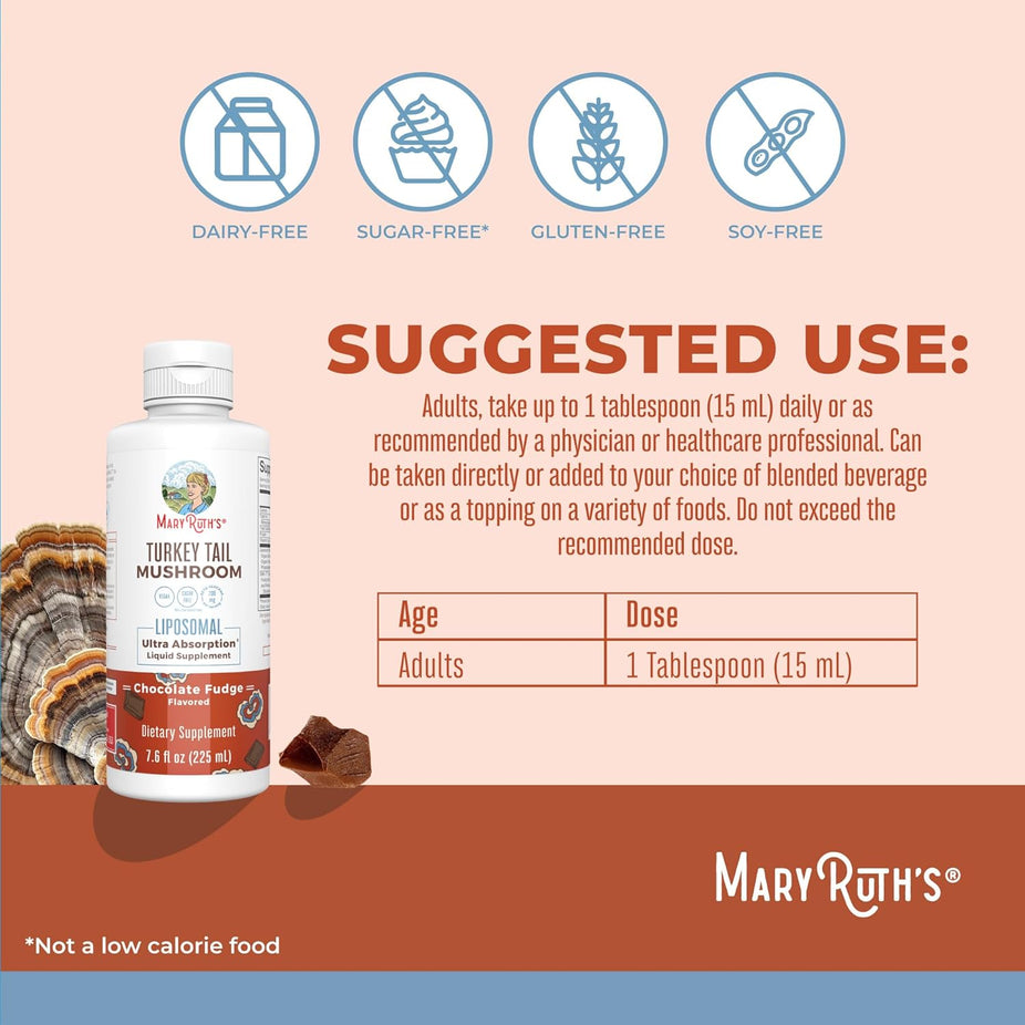 Turkey Tail Mushroom Liposomal Supplement