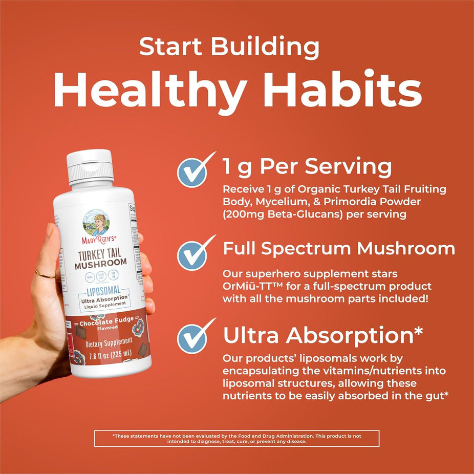 Turkey Tail Mushroom Liposomal Supplement