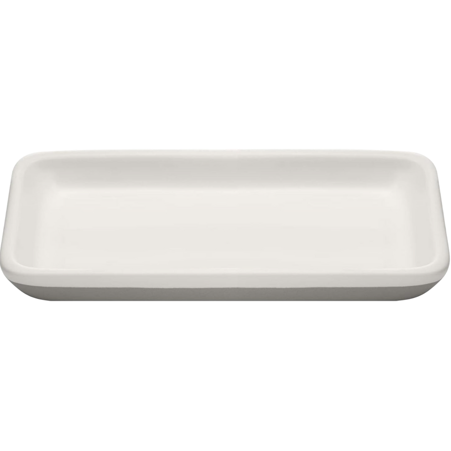 Keep Tray Love Ceramic Organiser Rectangle Storage - White
