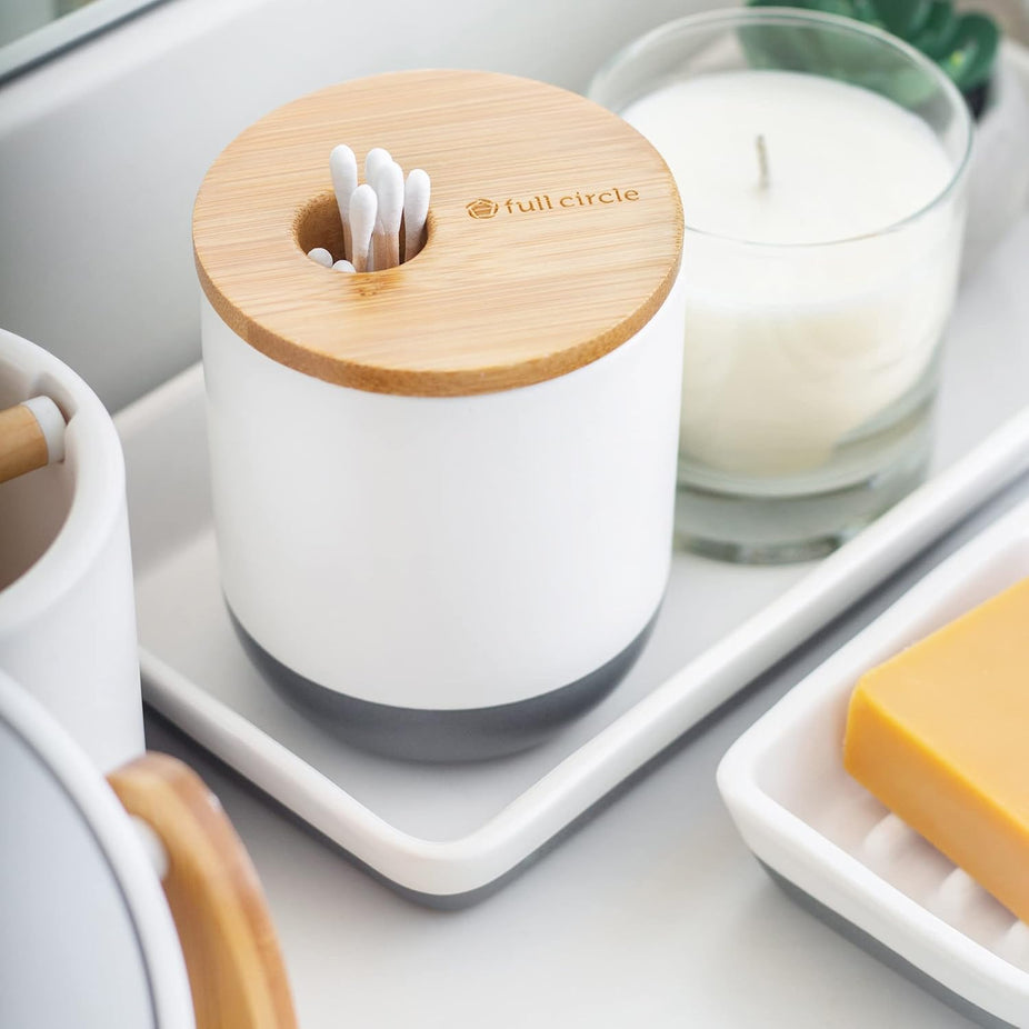 Keep Tray Love Ceramic Organiser Rectangle Storage - White