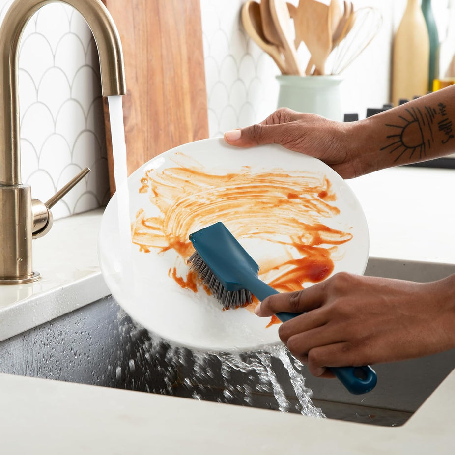 Clean Ocean Dish Brush - Teal