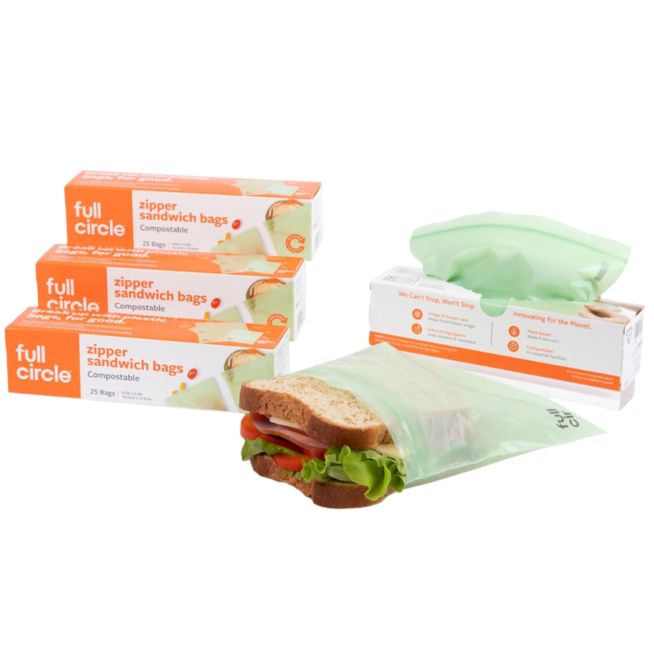 Compostable Sandwich Bags (100 CT)