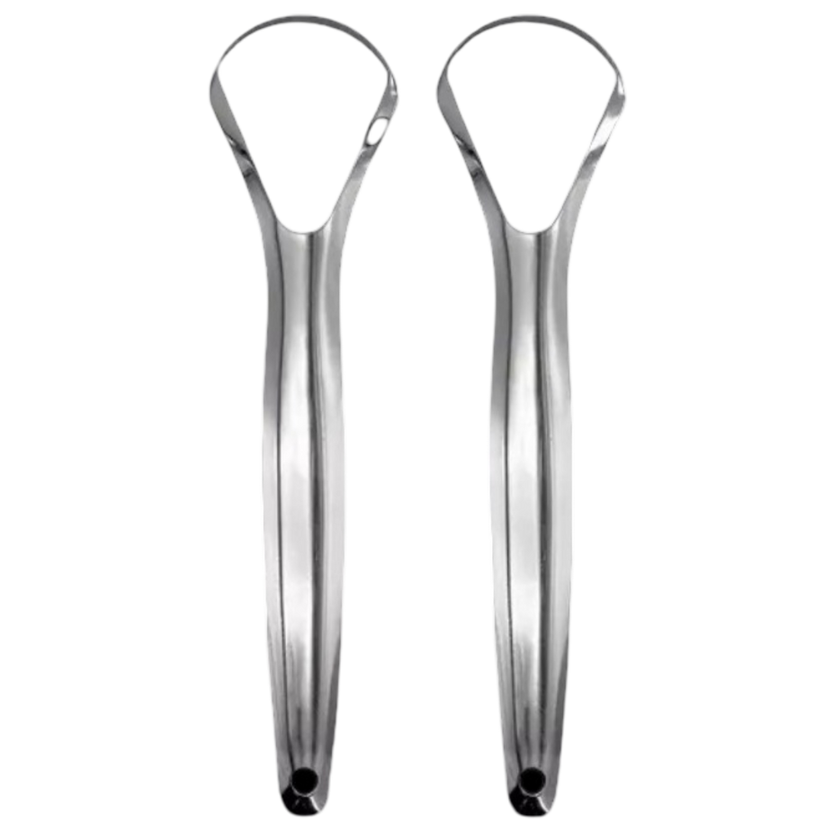 Stainless Steel Tongue Cleaner – 2 Pack
