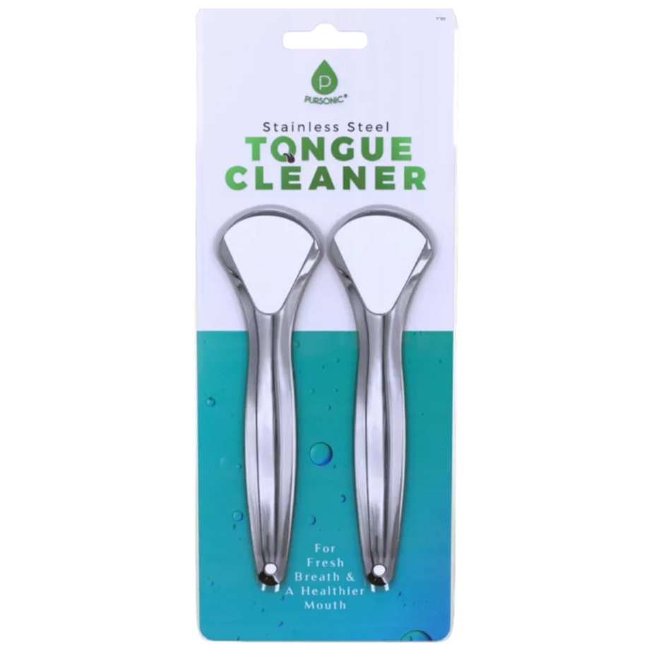 Stainless Steel Tongue Cleaner – 2 Pack
