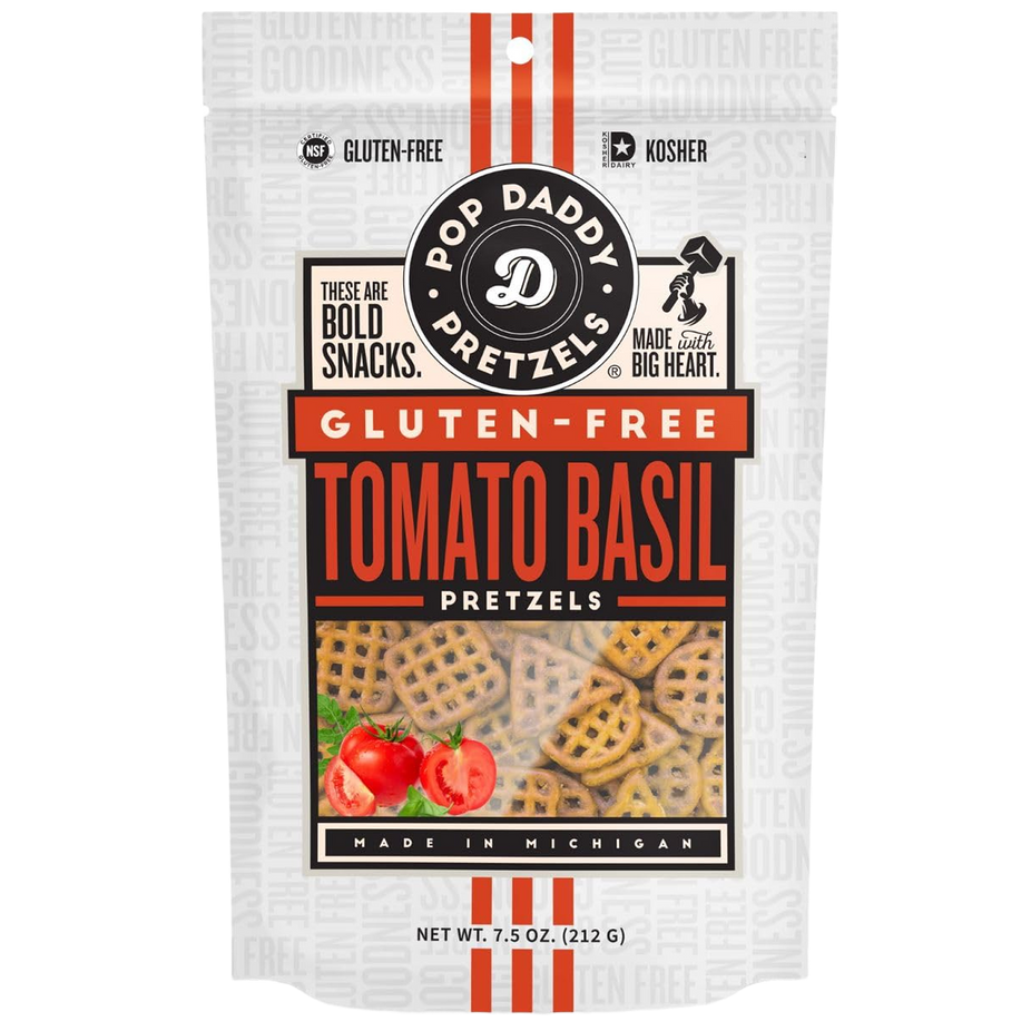 Tomato & Basil Pretzels