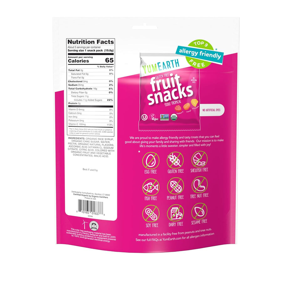 Tropical Fruit Snacks (5 CT)