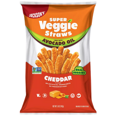 Super Veggie Straws With Avocado Oil - Cheddar
