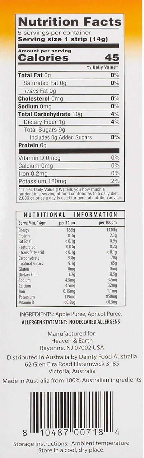 Apple & Tropical Fruit Strips