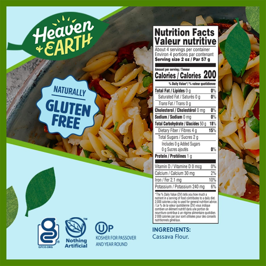 Grain Free Cassava Pasta Orzo