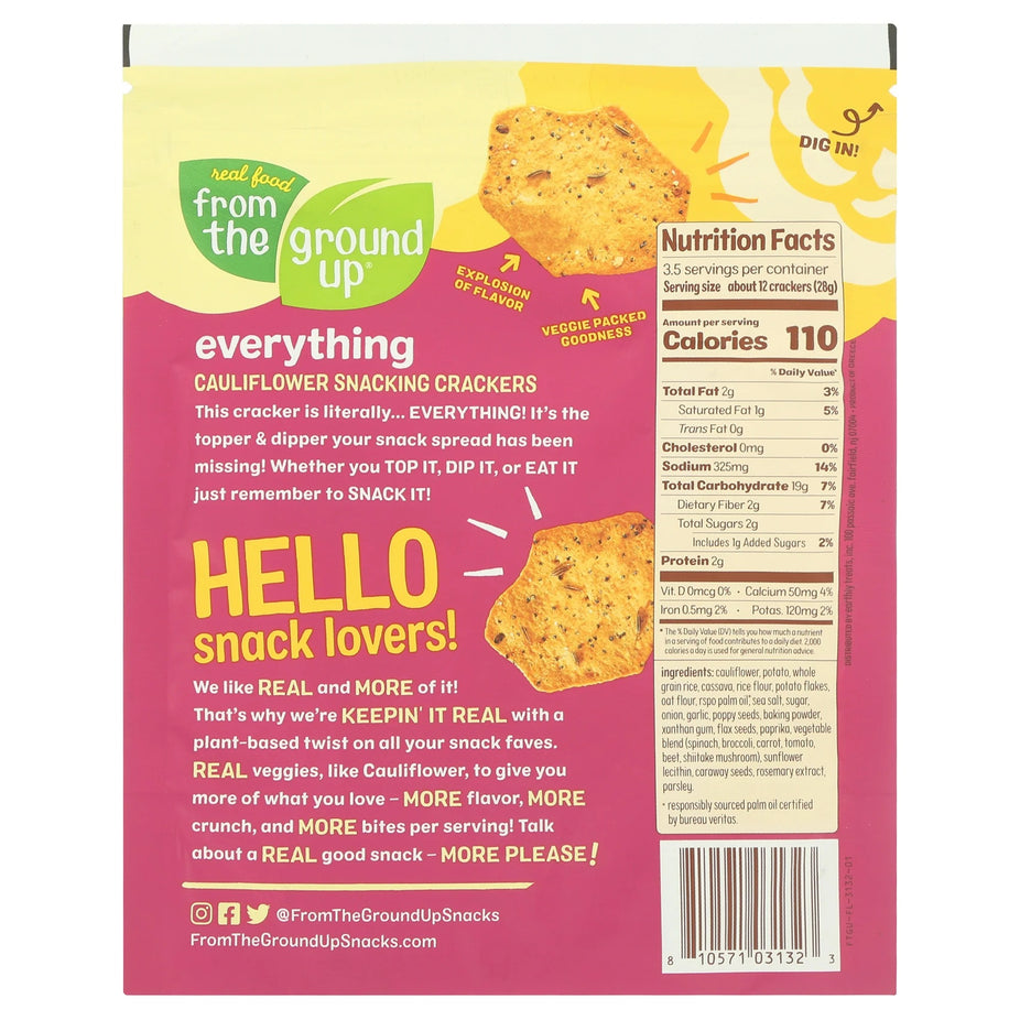 Cauliflower Snacking Crackers