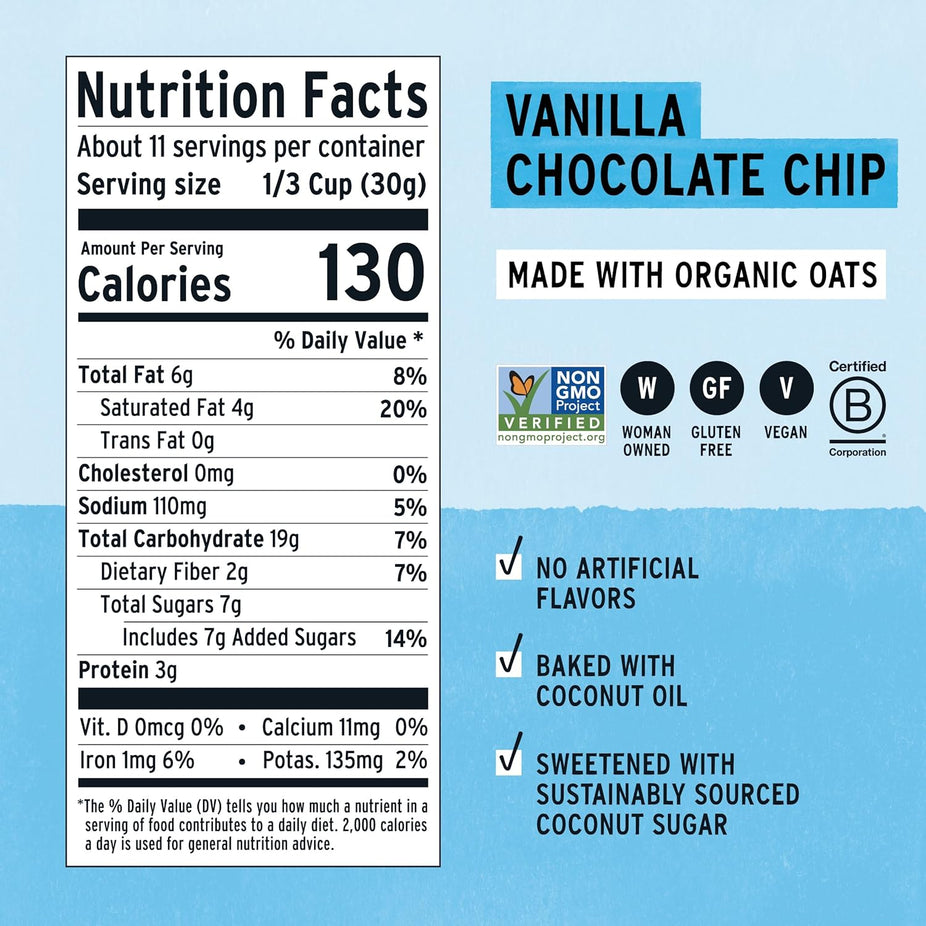 Ancient Grains Vanilla Chocolate Chip Granola (3 Pack)