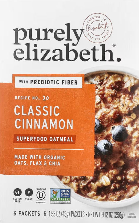 Classic Cinnamon Oatmeal (6 Packets)