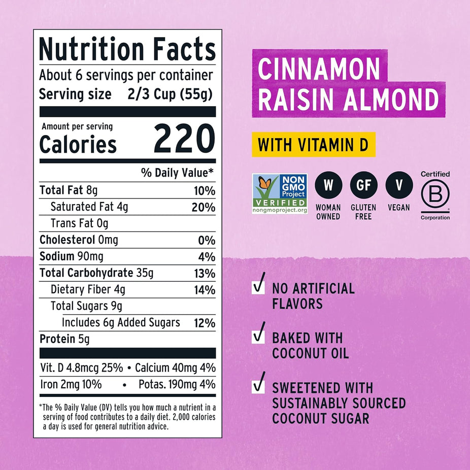 Cinnamon Raisin Almond Cereal