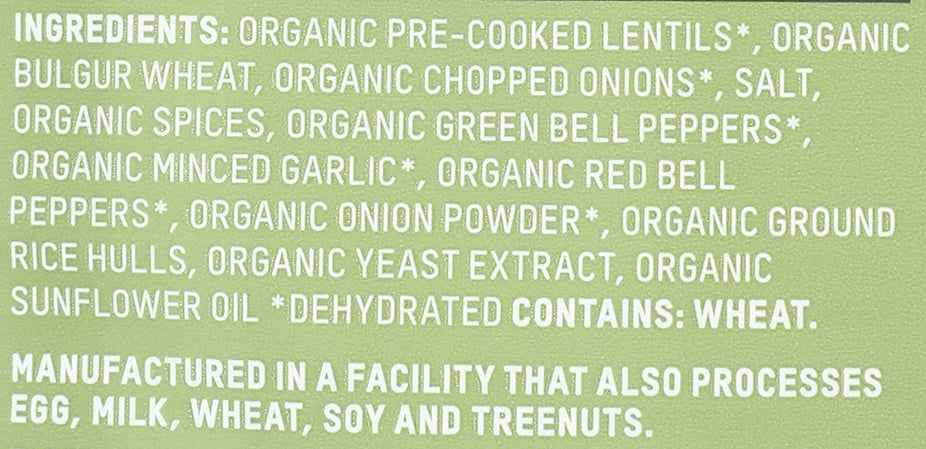 Organic Green Lentil Soup