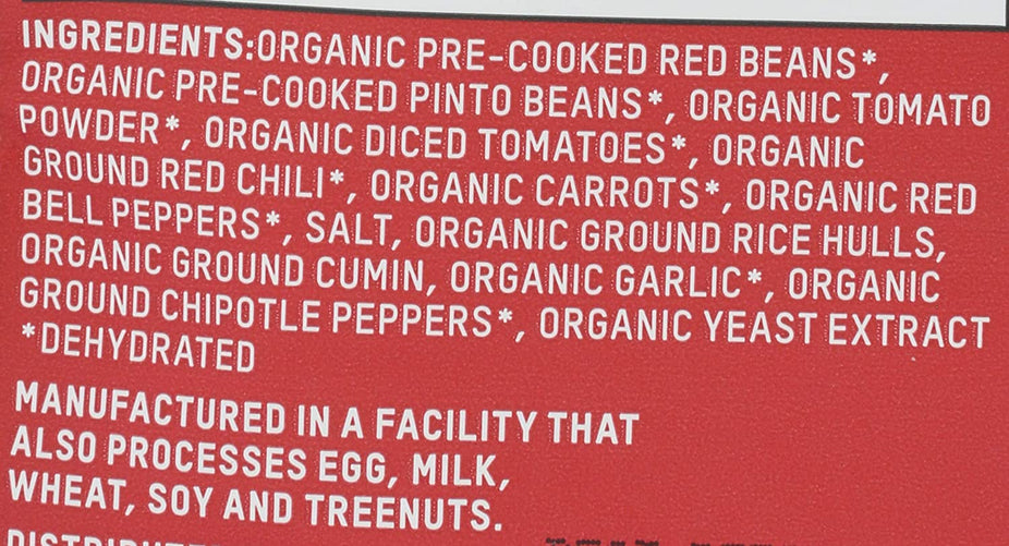 Organic Spicy Red Bean Chili Mix
