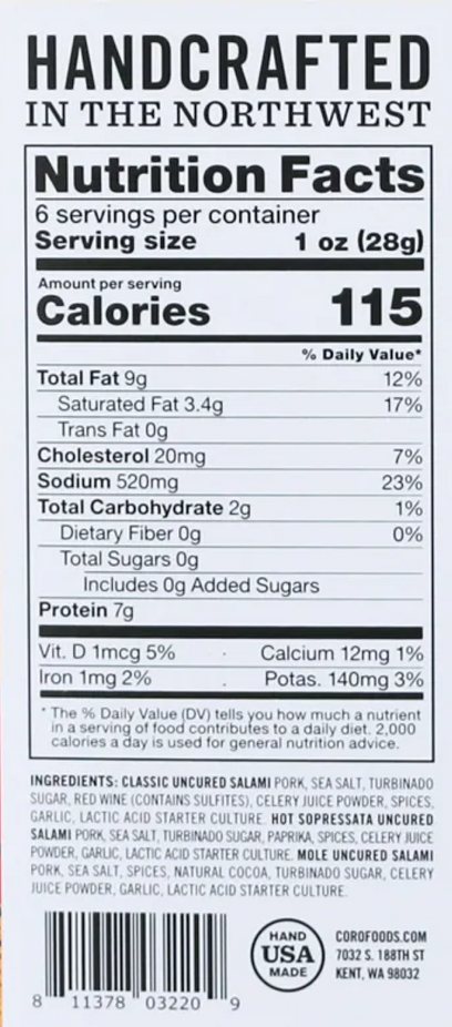 Charcuterie Trio 3 Salami Sampler