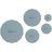 5-Piece Silicone Suction Lids Set - Slate