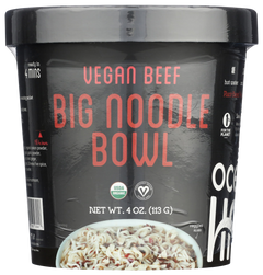 Organic Vegan Beef Big Noodle Bowl