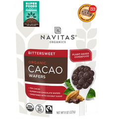 Organic Bittersweet Cacao Wafer Chips