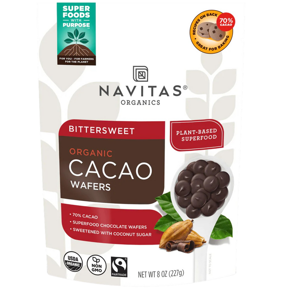 Organic Bittersweet Cacao Wafer Chips