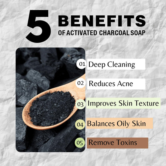 Activated Charcoal with Dead Sea Minerals Soap Bar