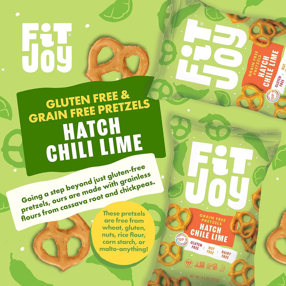 Grain Free Hatch Chile Lime Pretzels