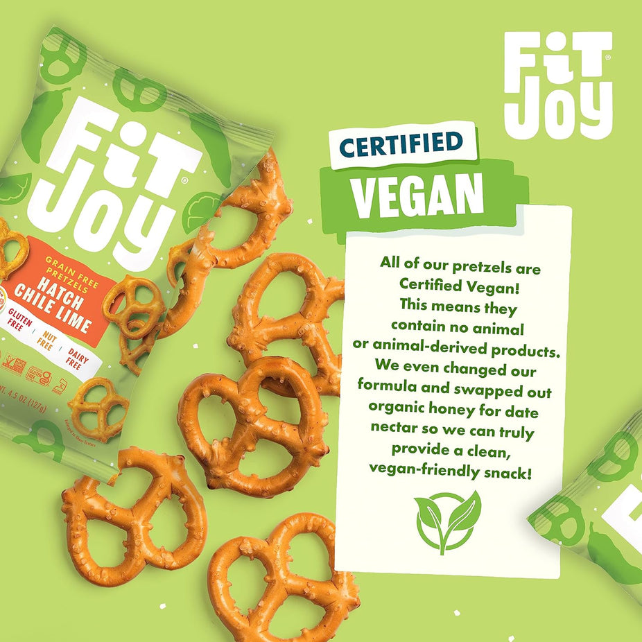 Grain Free Hatch Chile Lime Pretzels